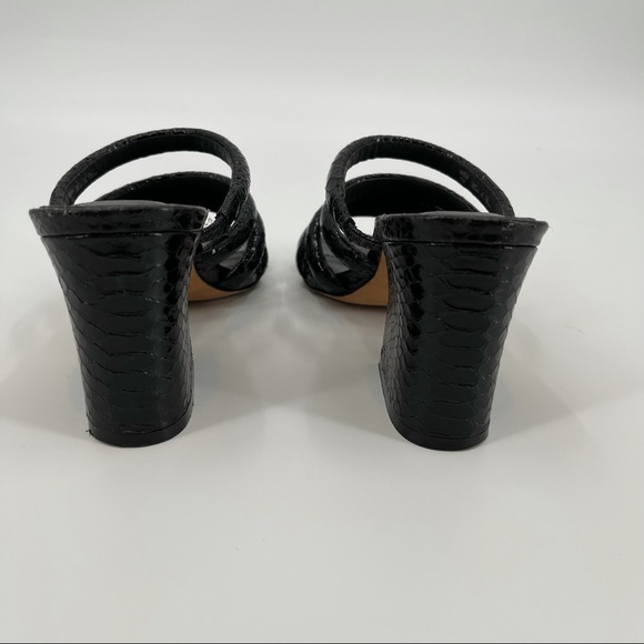 Donald Pliner Wes Block Heel Mule Black Size 7 - Picture 8 of 15